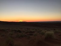 Namibwüste bei Sonnenuntergang